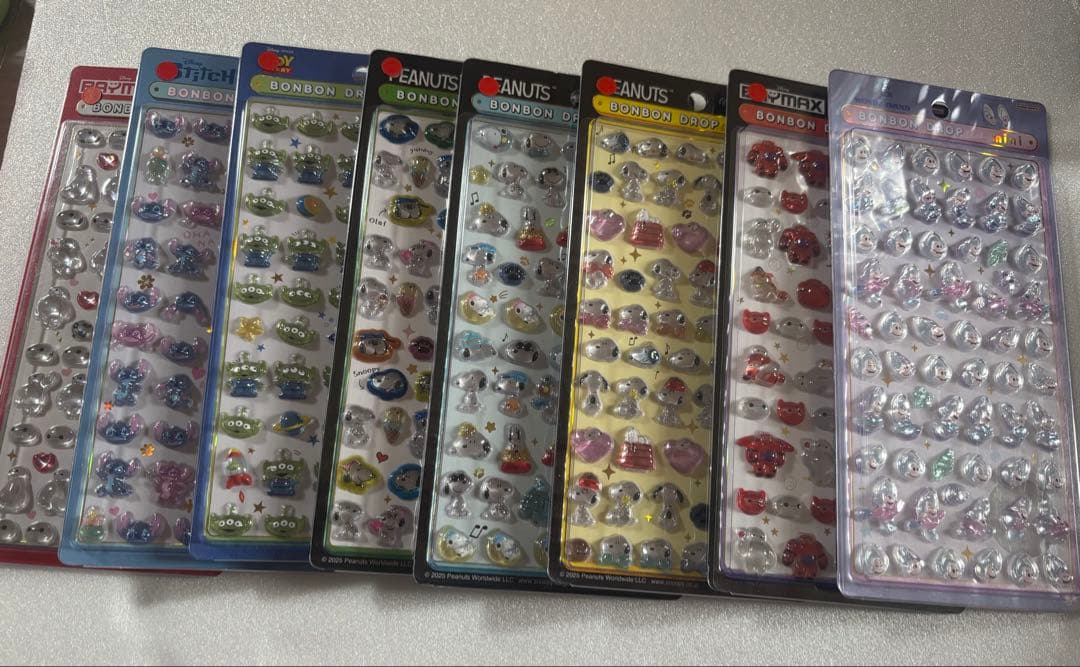 ボンボンドロップシールミニ 8枚セット