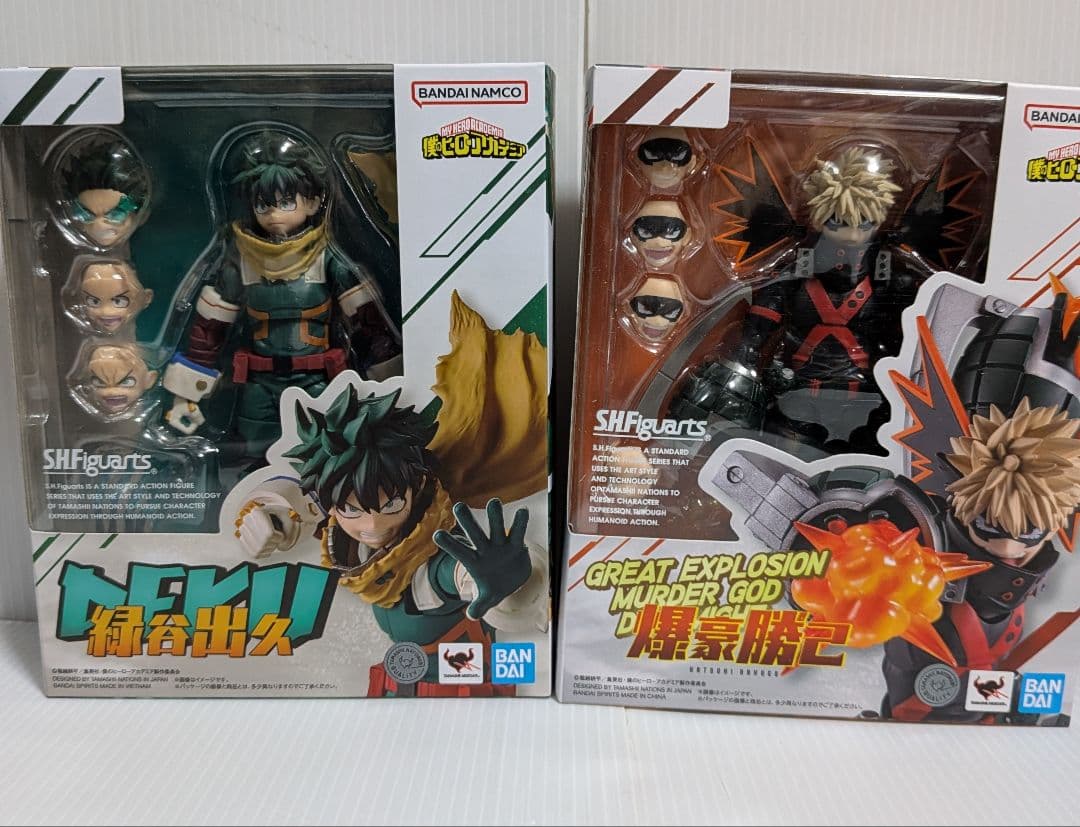 samy出品　開封品　SHFiguarts 緑谷出久 & 爆豪勝己