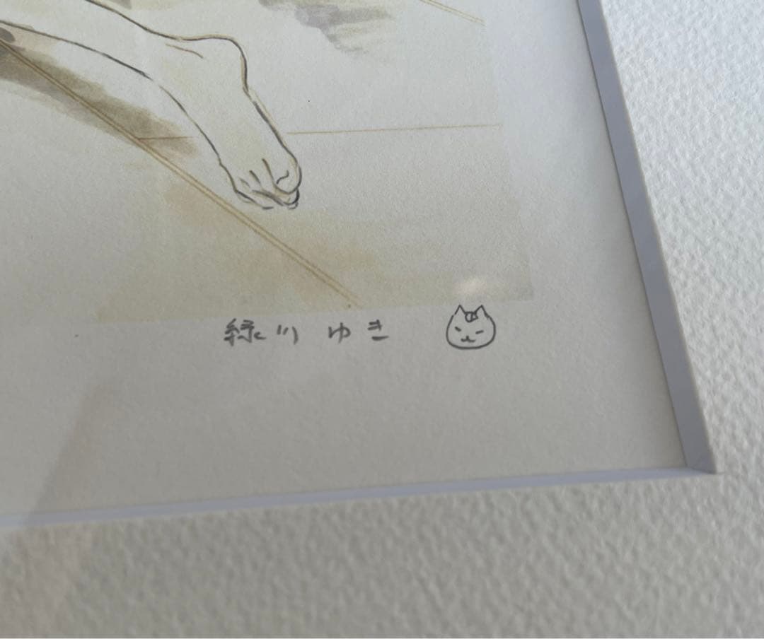 夏目友人帳 大原画展 複製原画 ニャンコ先生 版画 - メルカリ