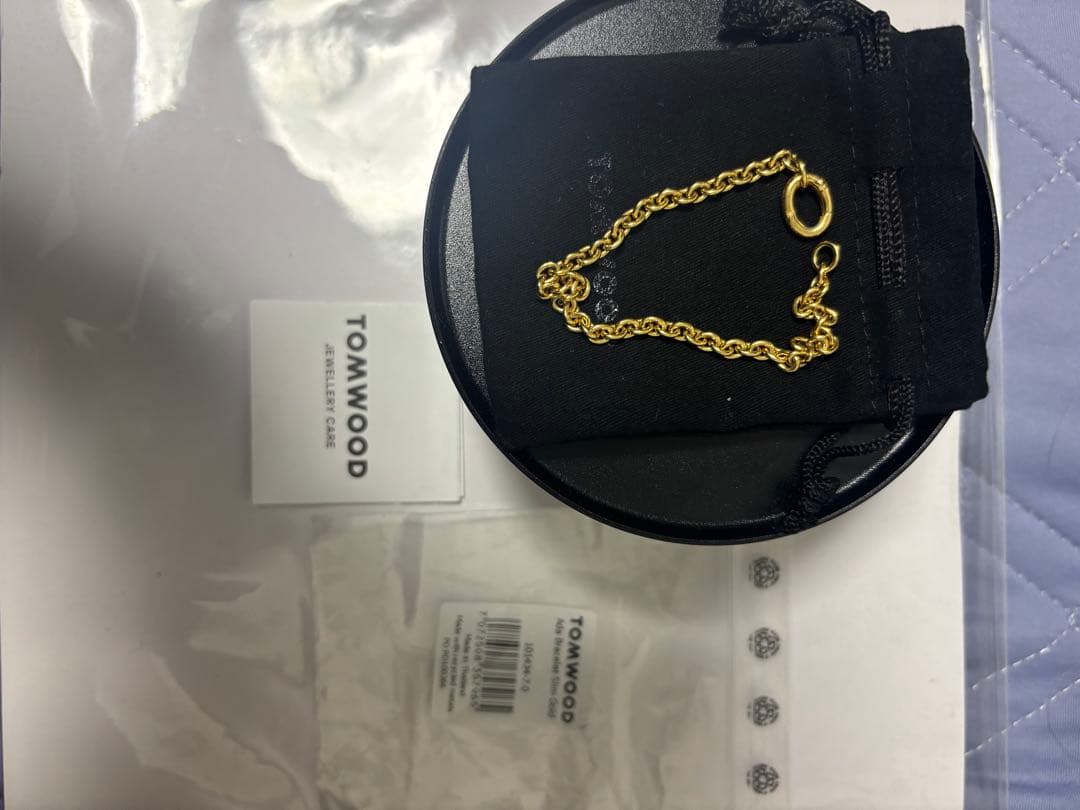 you⭐︎TOMWOOD ゴールド チェーンブレスレット7インチ