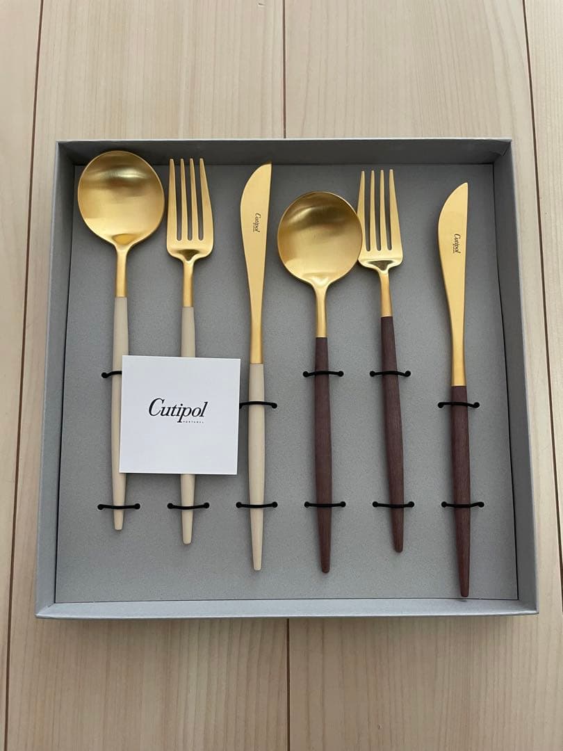 り*☆様 Cutipol カトラリーセット ゴールド　ペア