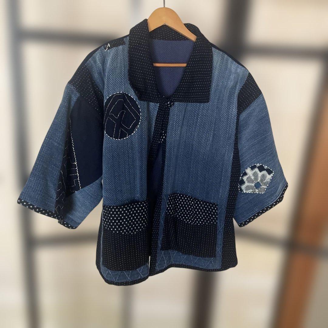 美品　絣ジャケット　かすり