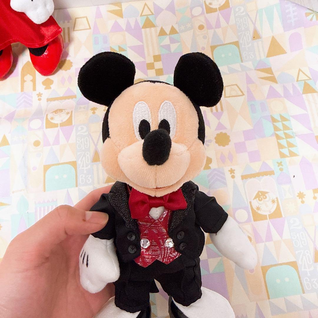 ディズニー ビッグバンドビート ぬいぐるみバッジ ミッキー＆ミニー