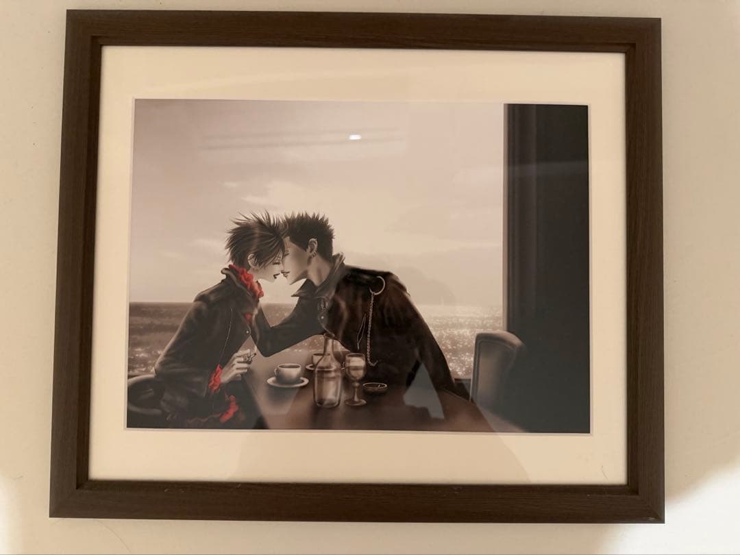 矢沢あい展 額装高精細デジタルカラー NANA ナナ&レン 額装付き 複製原画