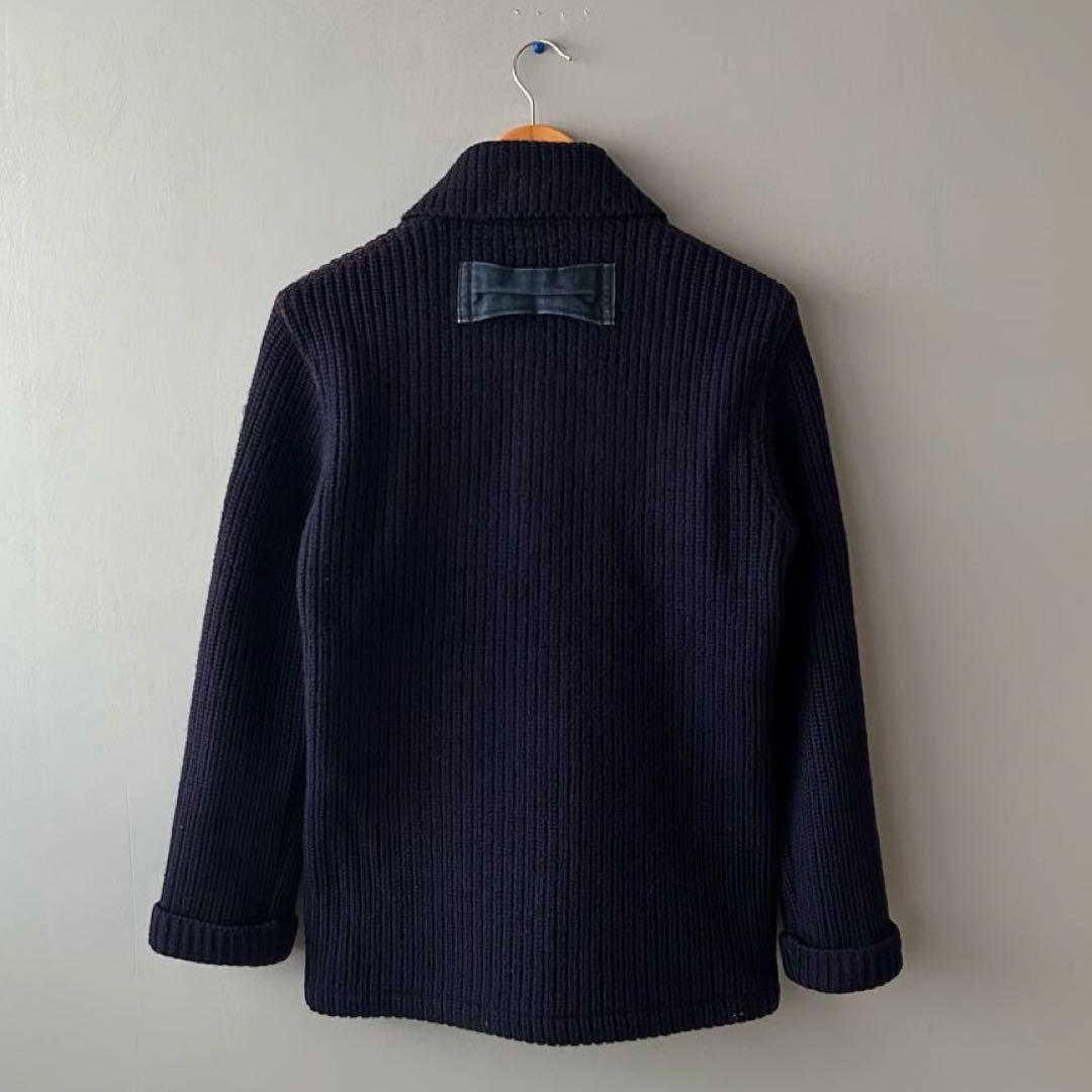 希少 BLUE BLUE ニットジャケット M キムタク ラブジェネ - メルカリ