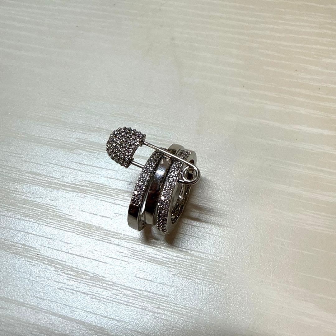 apm monaco エーピーエムモナコ ag925 安全ピン リング 12号 - メルカリ