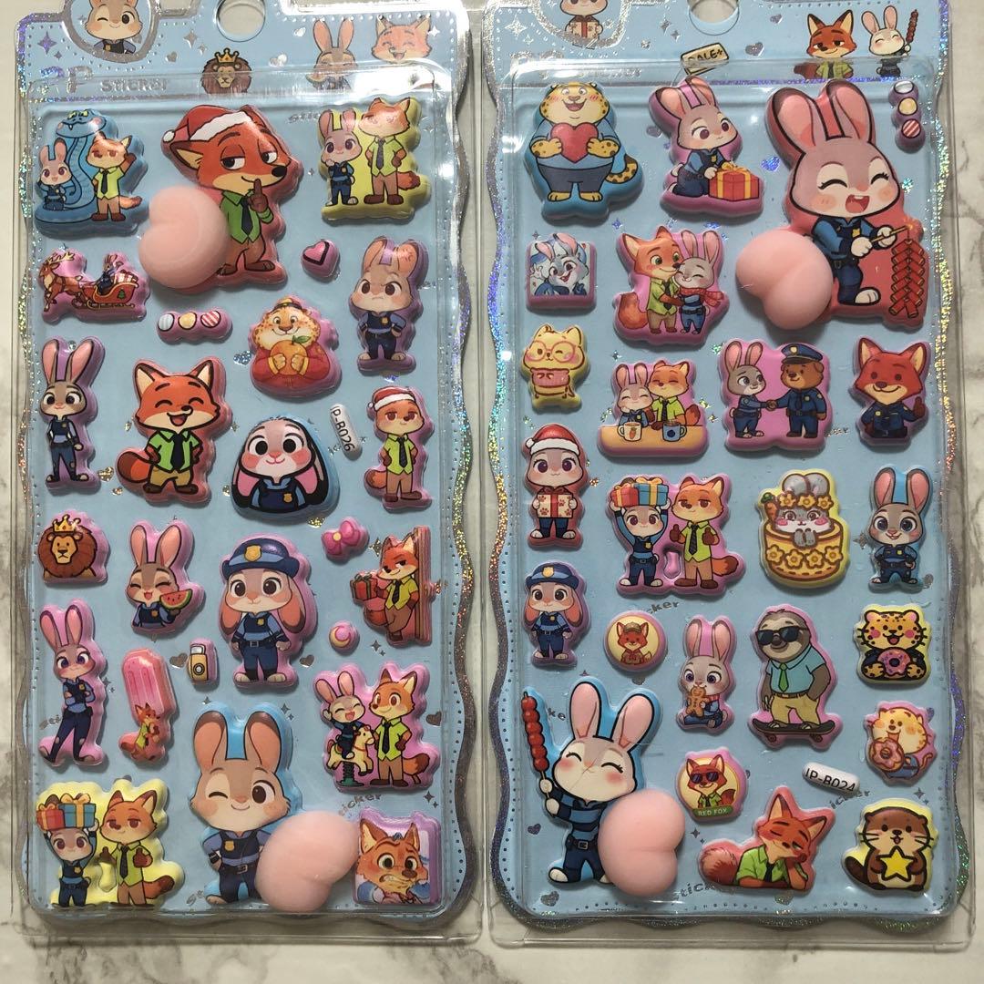 2枚セット】ズートピア おしりシール - メルカリ