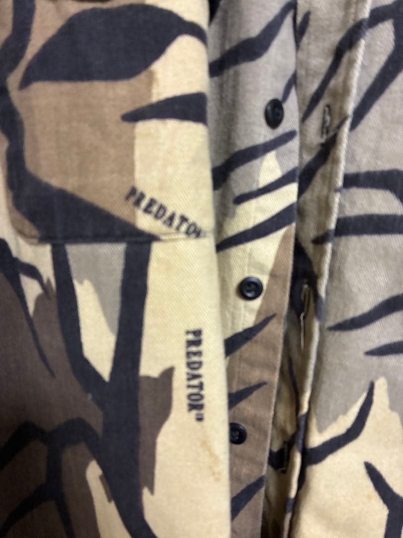 80s PREDATOR CAMOUFLAGE プレデターカモ ミリタリーシャツ - メルカリ