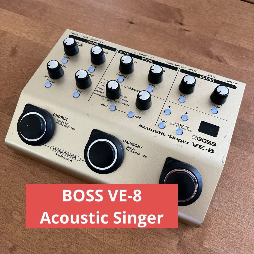 ギター BOSS VE-8 ACOUSTIC SINGER
