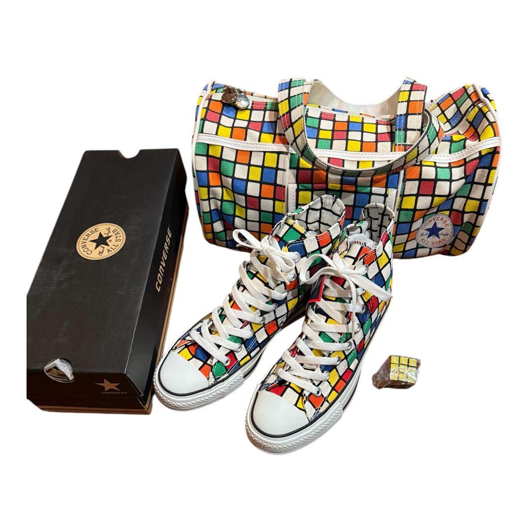 オールスター　Converse ルービックキューブ柄 スニーカー
