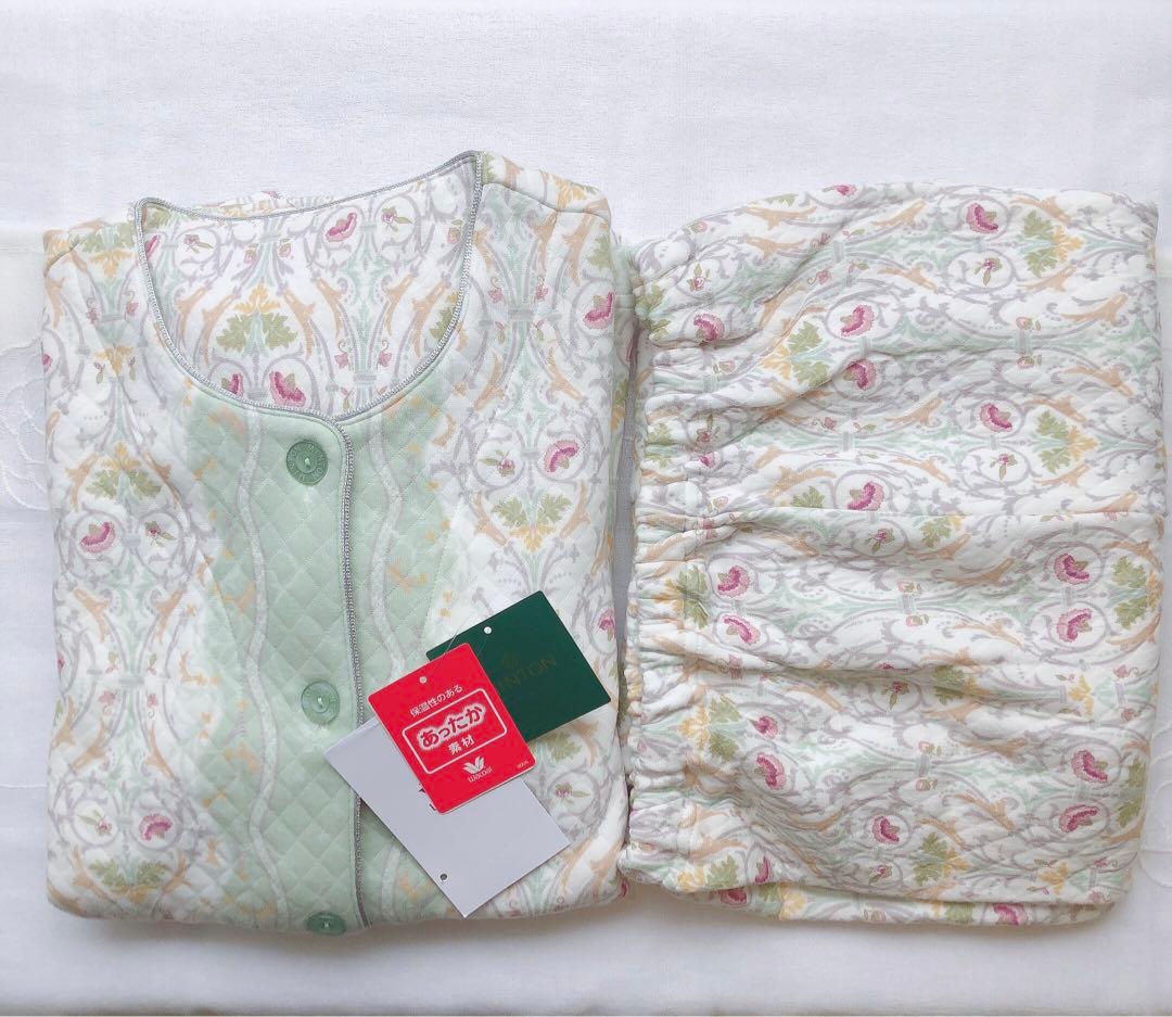 あったか・中わた入り・綿100％ ★Lサイズ　ワコール　ミントン　パジャマ