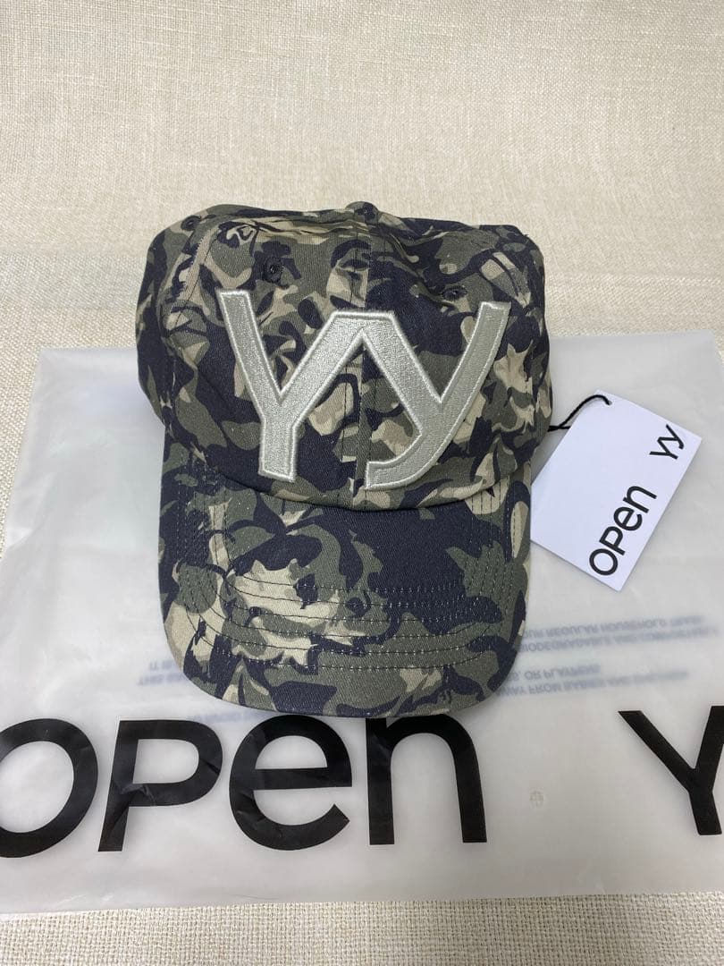 OPEN YY オープンワイワイ カモボールキャップ 迷彩 カーキ① - メルカリ