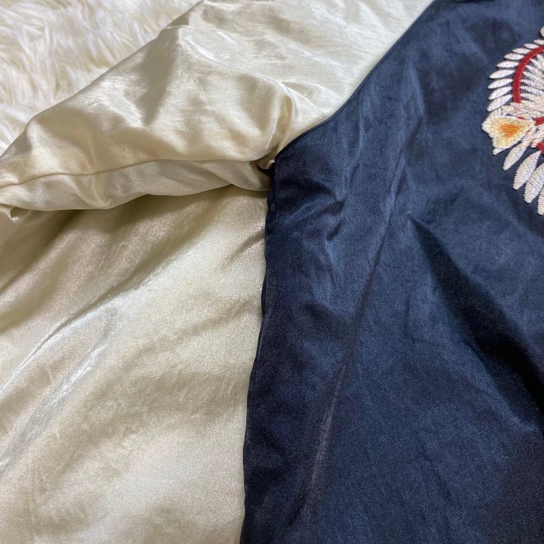 希少✨オニツカタイガー 阪神淡路大震災復興記念 鳳凰 スカジャン M