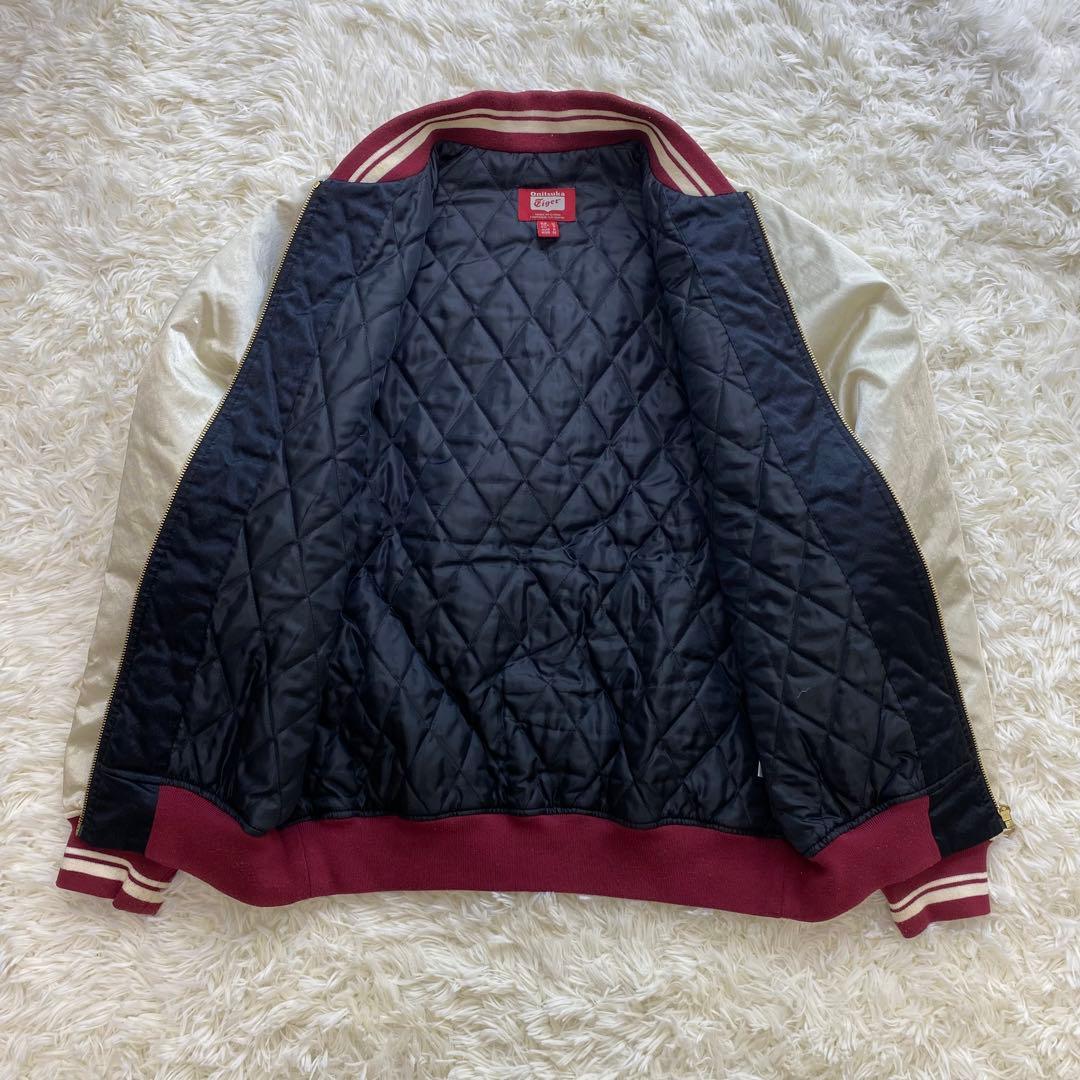 希少✨オニツカタイガー 阪神淡路大震災復興記念 鳳凰 スカジャン M