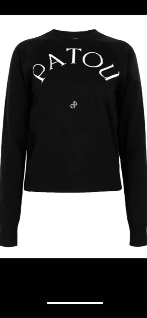 PATOUクルーネックウールセーター