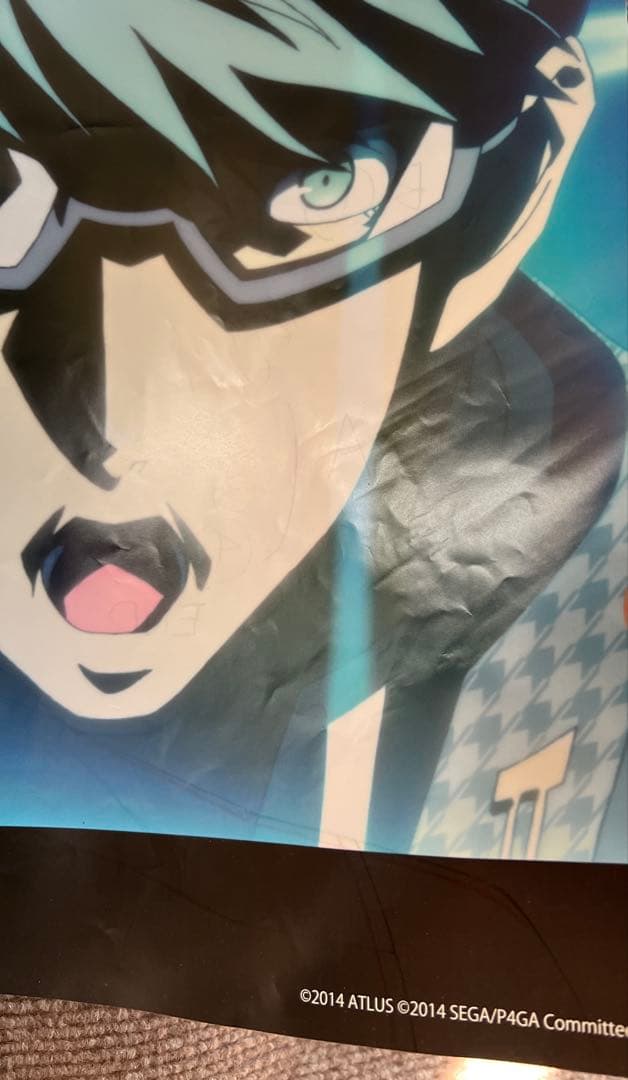 ペルソナ4 2014年 ニコカフェ A3サイズ ランチョンマット2枚 鳴上悠