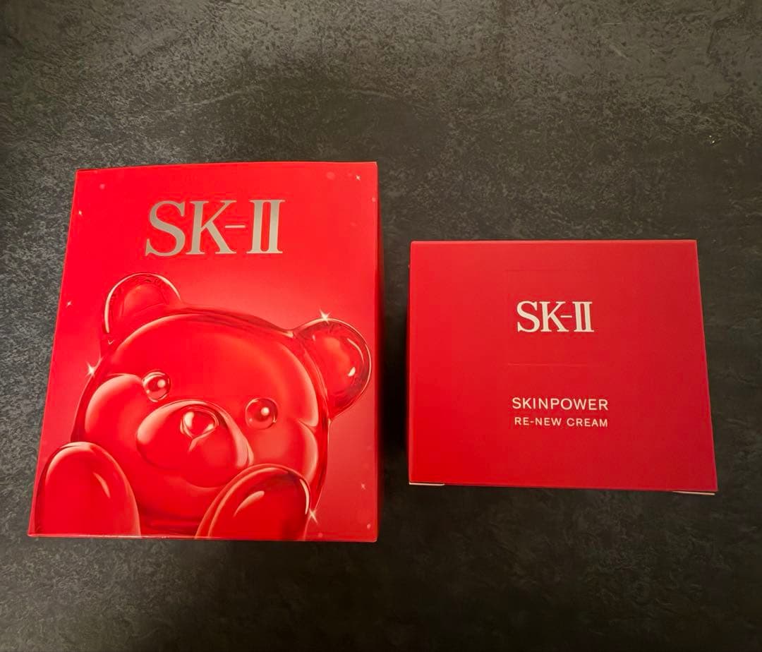 SK-IIピテラスキンパワーリニュー クリーム 80g ぴてくまジュエリートレイ