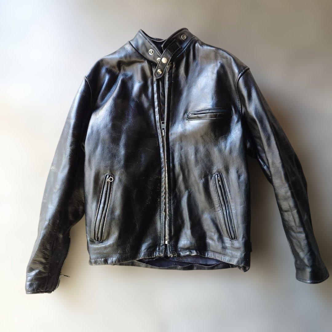 schott 641 ショットシングルライダースレザー アメリカ製 40