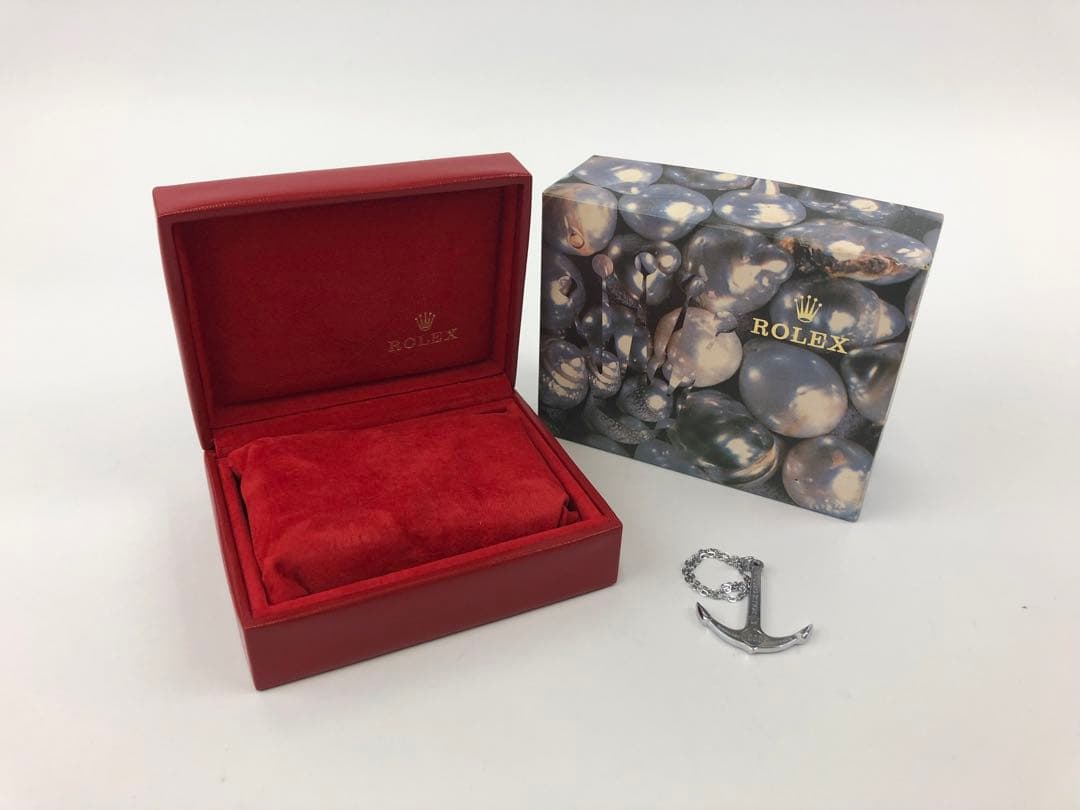 チ*認様 ロレックス　外箱　内箱　チャーム　レッド