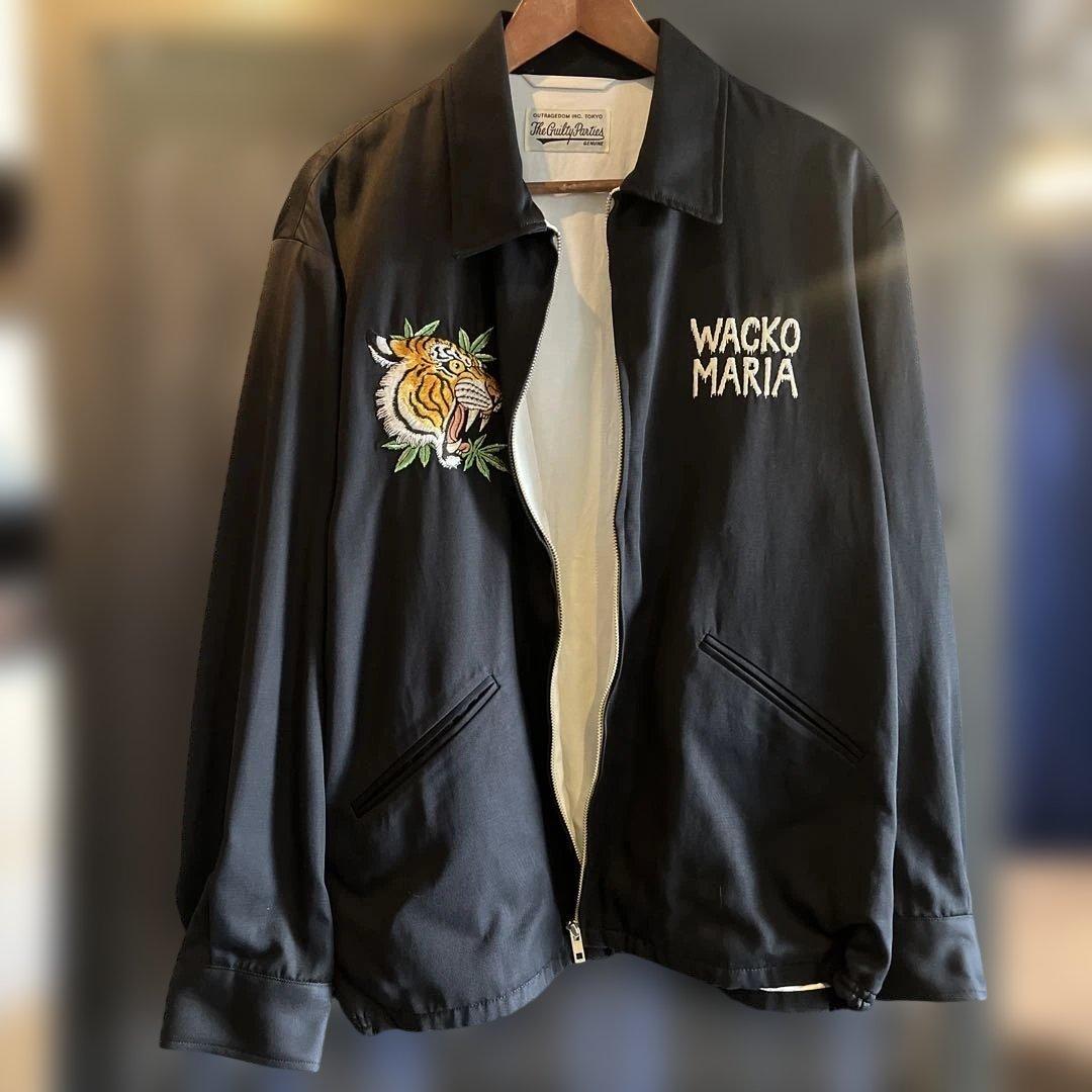 WACKO MARIA ベトジャン 虎刺繍 黒