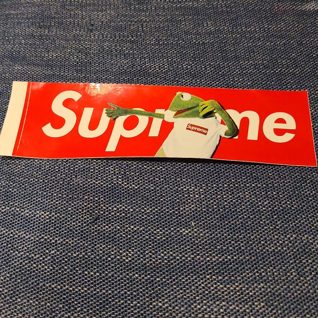 Supreme　KERMIT　BOXロゴ　ステッカー Supreme Kermit The Frog Box Logo Sticker Set - US