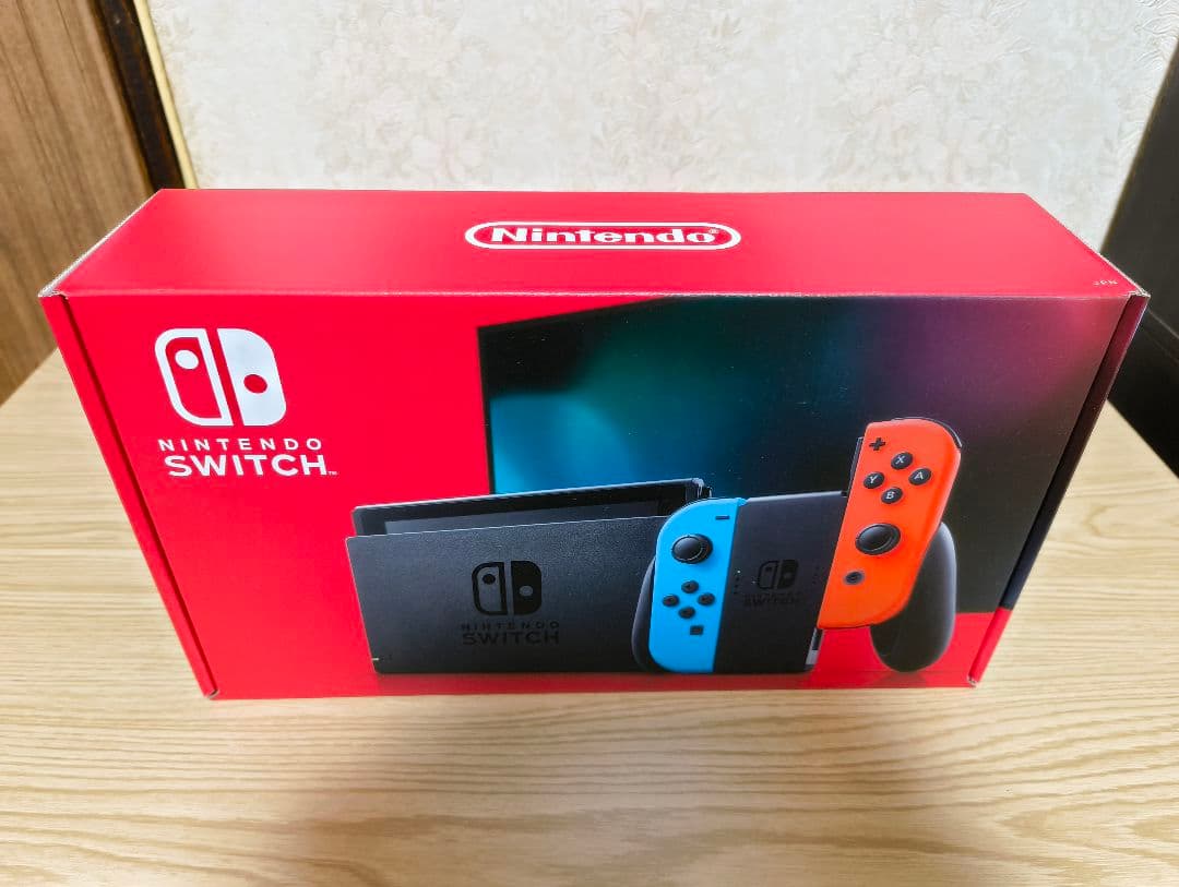 Nintendo Switch 本体 赤/青 Joy-Con付き - メルカリ