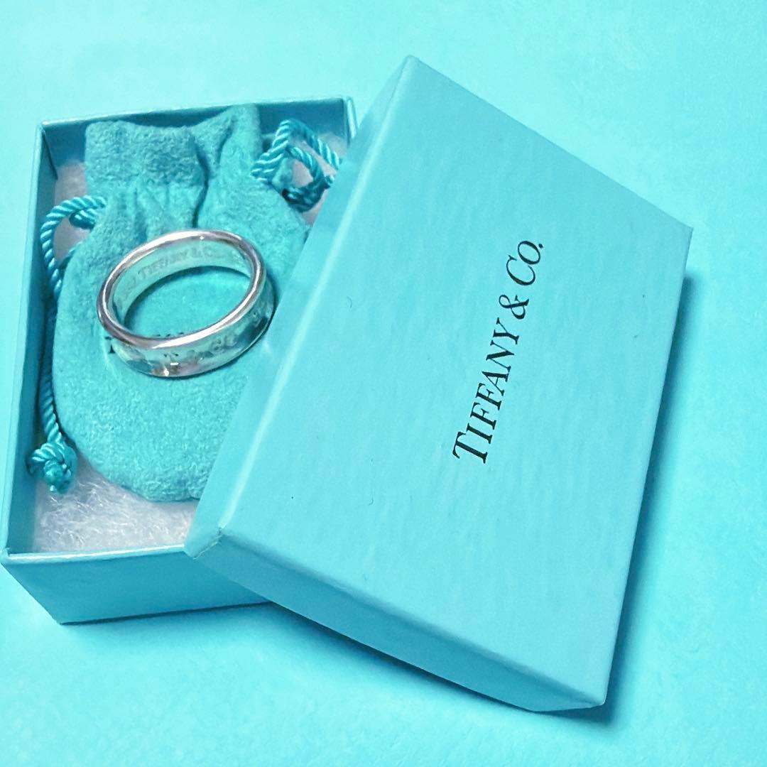 美品】24号 ティファニー 1837 ナローワイドリング シルバー925 - メルカリ