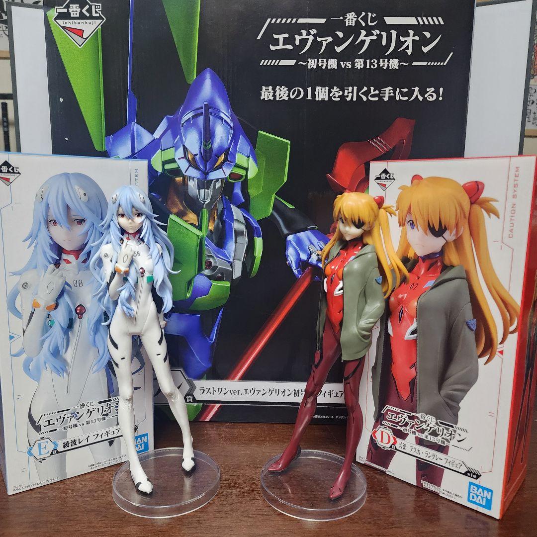エヴァンゲリオン 一番くじ　ラストワン 初号機メガインパクト　綾波レイ　アスカ