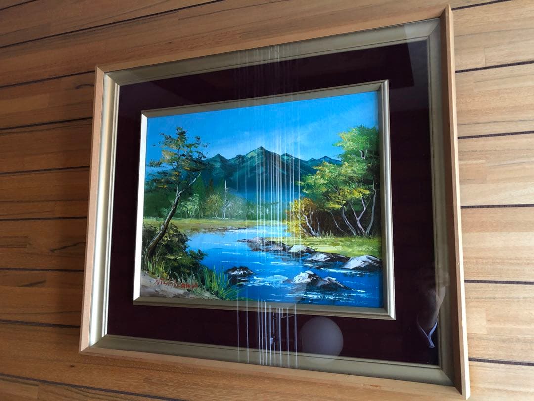 【絵画作品】風景画　西澤画伯　絵画　油絵　アート　F6号　状態優良！ 楽天市場】桜島 羽沢清水 サムホールサイズ油彩画（油絵）日本風景画