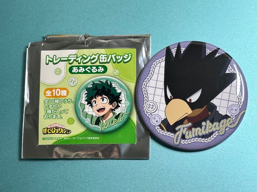 ヒロアカ】常闇踏陰 トレーディング缶バッジ あみぐるみ - メルカリ