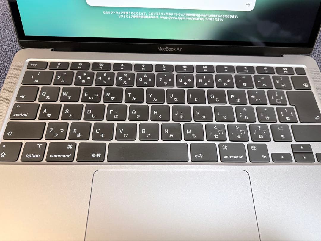 メモリ16GB・バッテリー96%】MacBook Air M1 日本語配列
