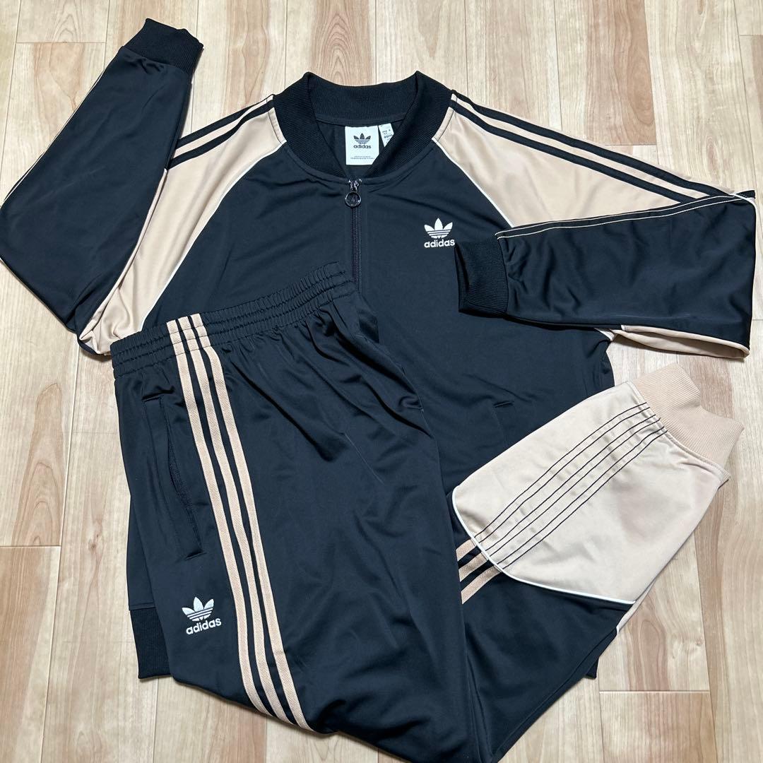 ま*か様 アディダスオリジナルス　SST トリコット ジャージ上下セット♪ adidas（アディダス） ジャージ 上下 メンズ 裏起毛 トリコット