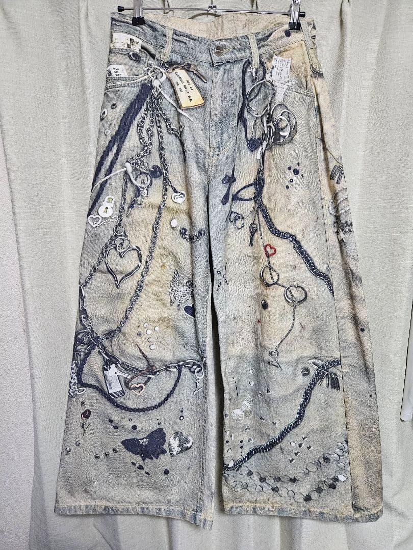 パンツ theredthread S print denim 1 toys THEREDTHREAD / ザレッドスレッド】S print denim1 toys