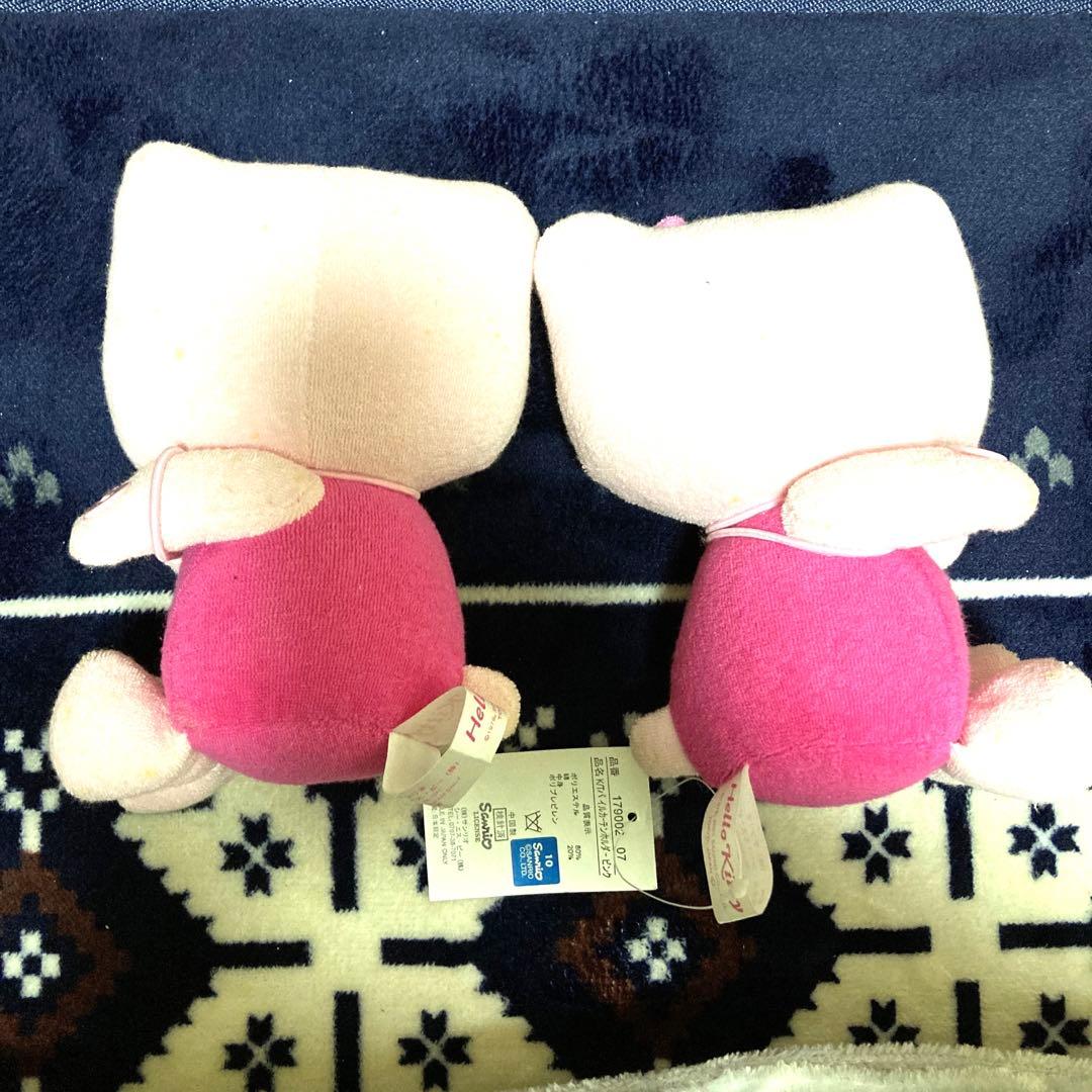 レアキティぬいぐるみ サンリオハローキティカーテンホルダー ピンク