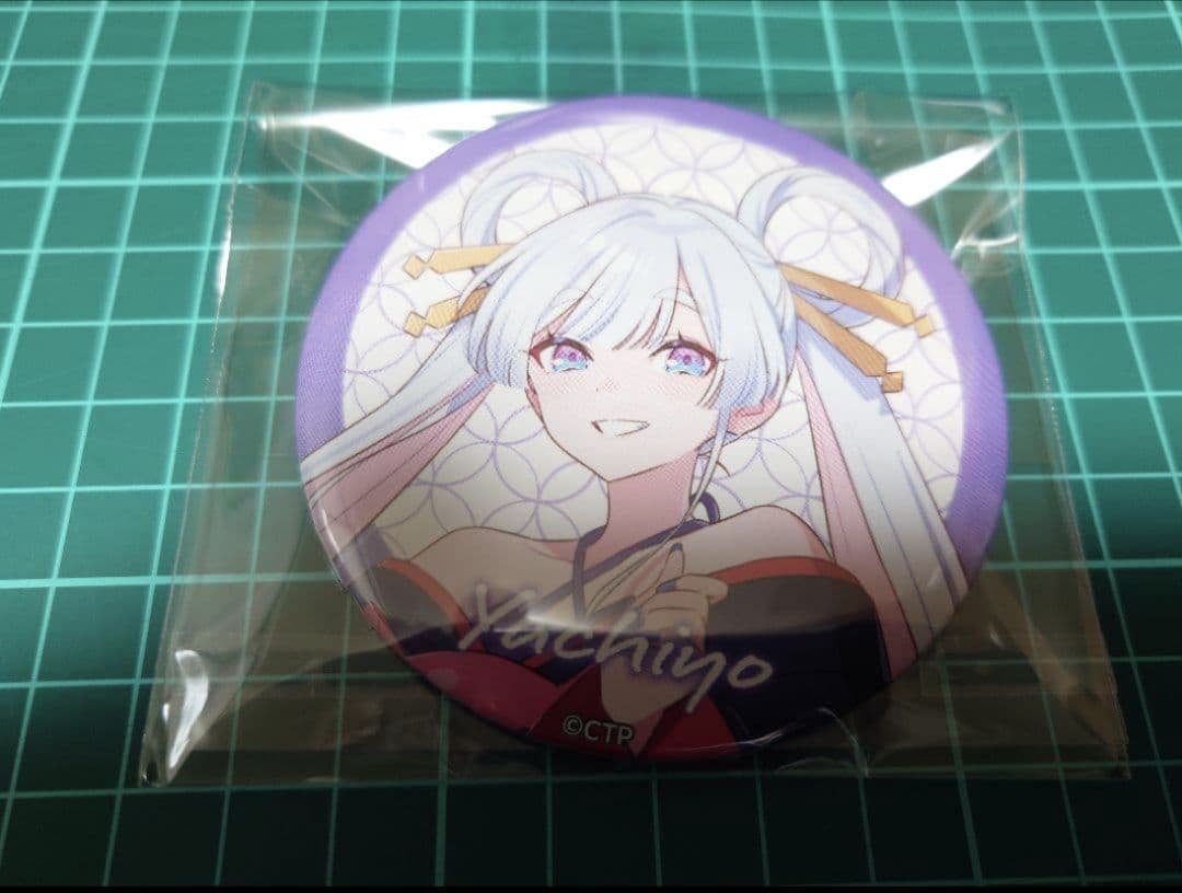 超かぐや姫！ アニメイト フェア ドでか 缶バッジ 月見ヤチヨ k07