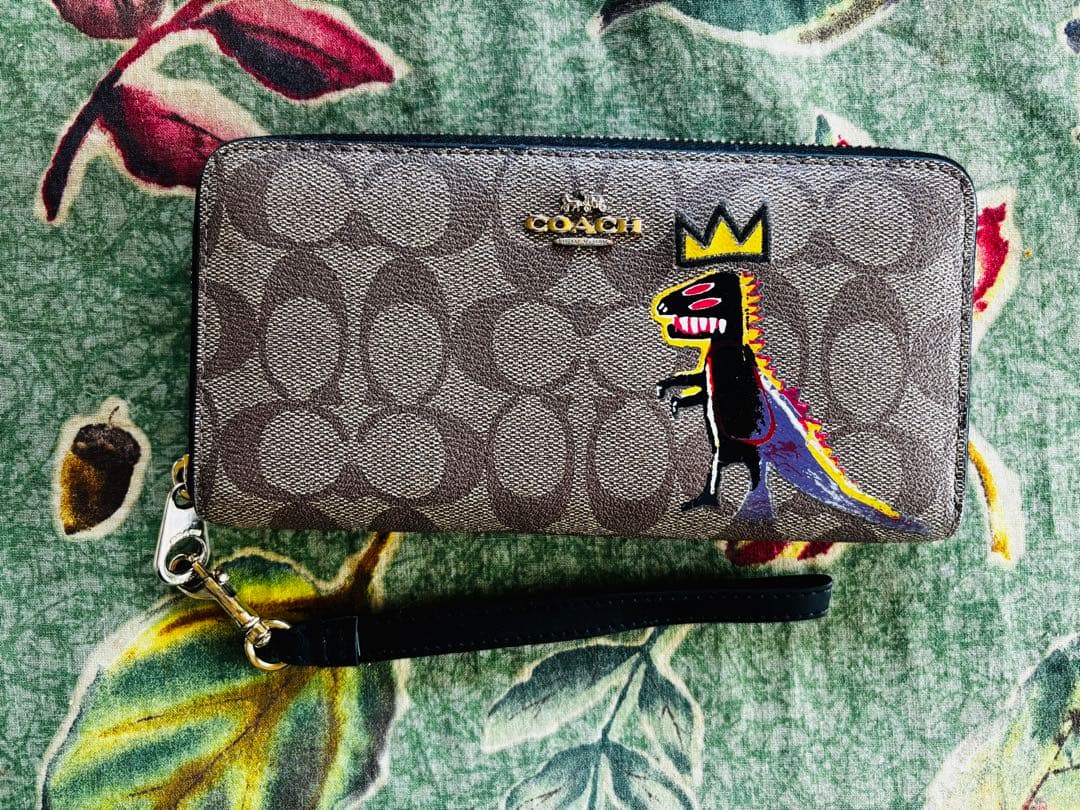 COACH バスキア（Jean-Michel Basquiat） 恐竜 長財布 - メルカリ