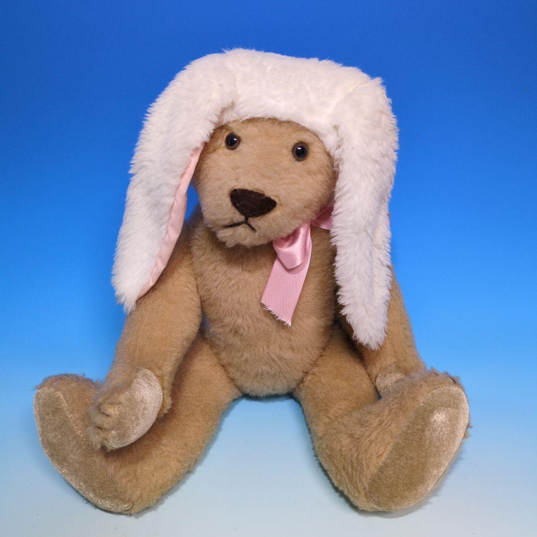 テディベア　うさ耳ベア　リンダ・シュピーゲル　　ヴィンテージ 　バニーバジル