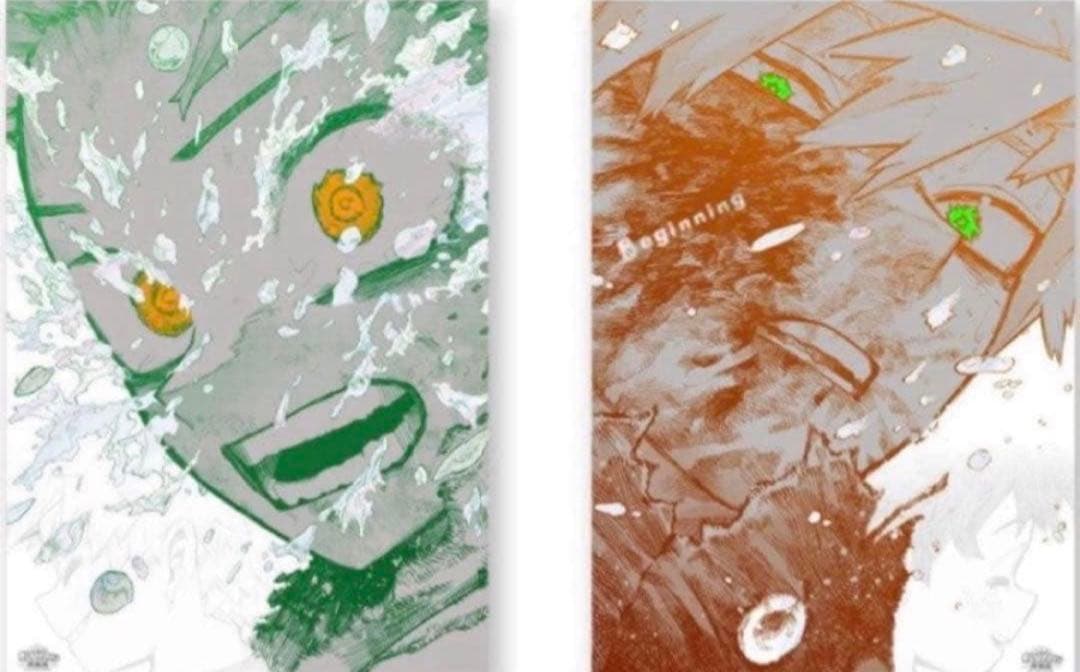 ヒロアカ展 A2アートポスター The Beginning 2枚セット