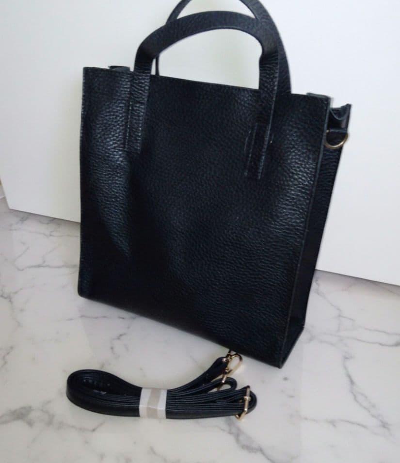 ★未使用★BARNEYS NEWYORK★バッグ★2 ウェイ★本革★ブラック★