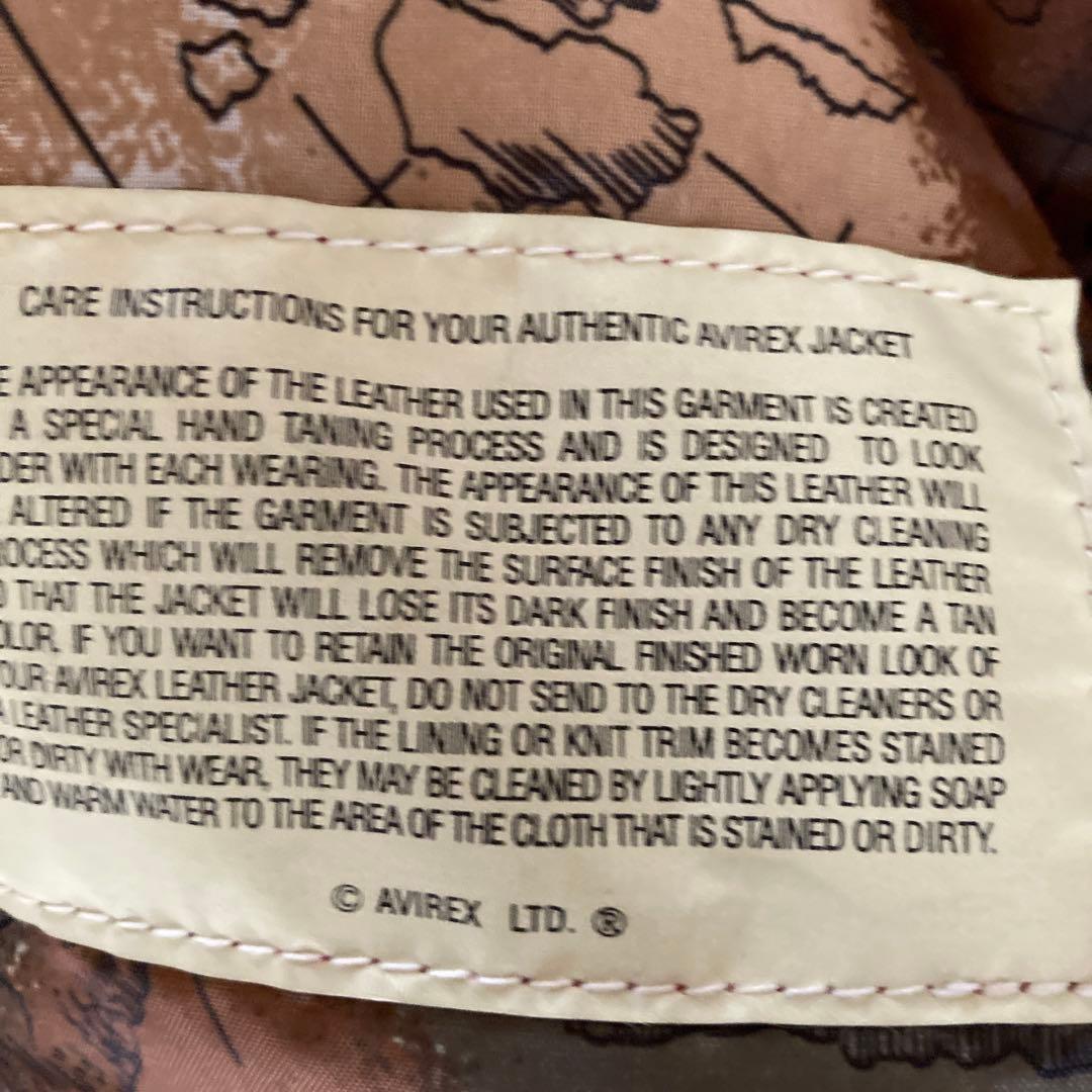 極美品・希少モデル AVIREX シグネチャーバーシティジャケット M 赤