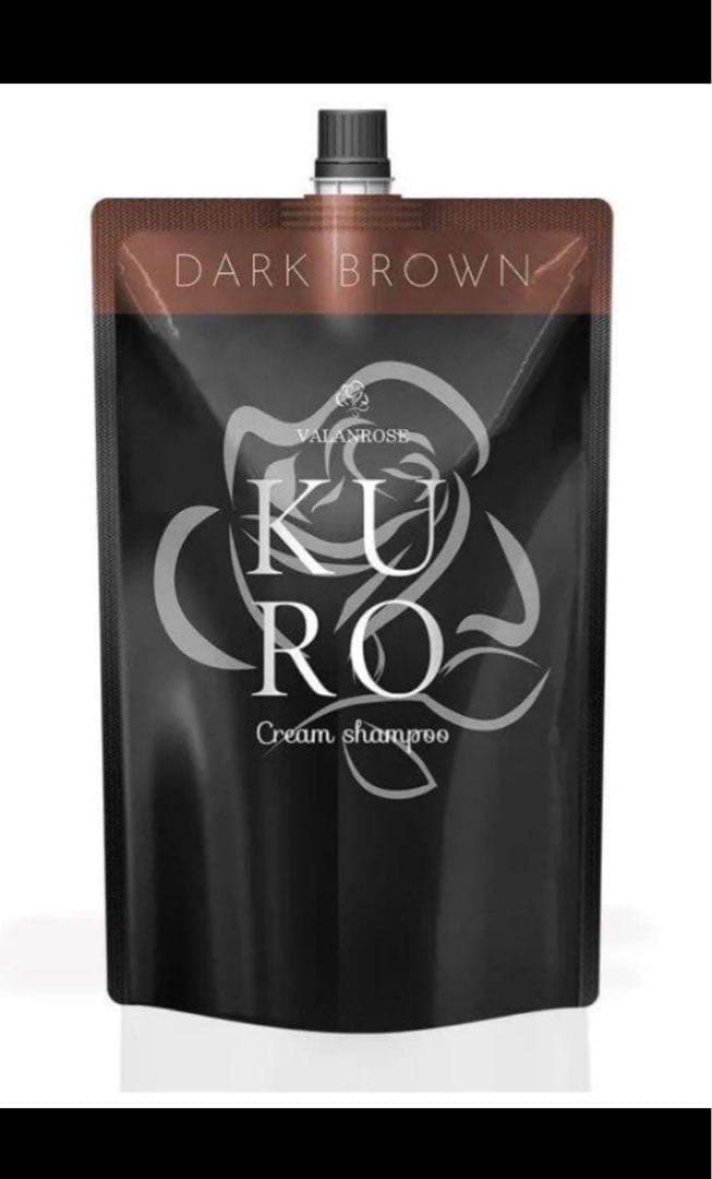 本日最終掲載！ KUROクリームシャンプー ダークブラウン 400g (2個) KURO クリームシャンプー ダークブラウン 400g 2個セット - メルカリ