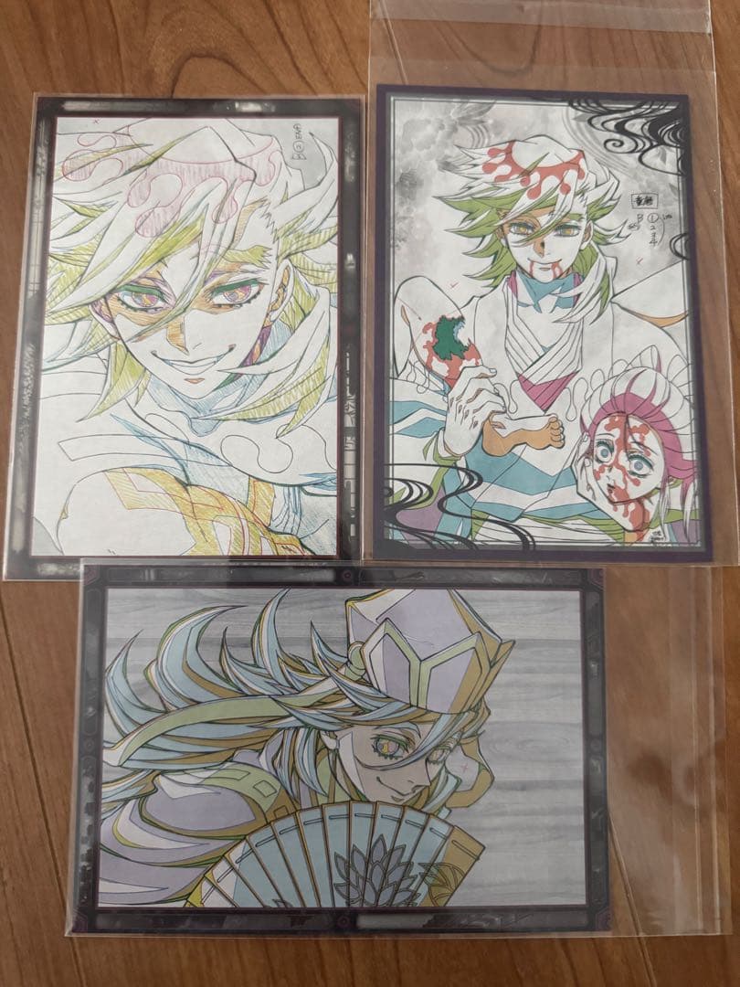 ୨୧鬼滅の刃୨୧童磨 おすそ分けポストカード 上弦集結 DINING