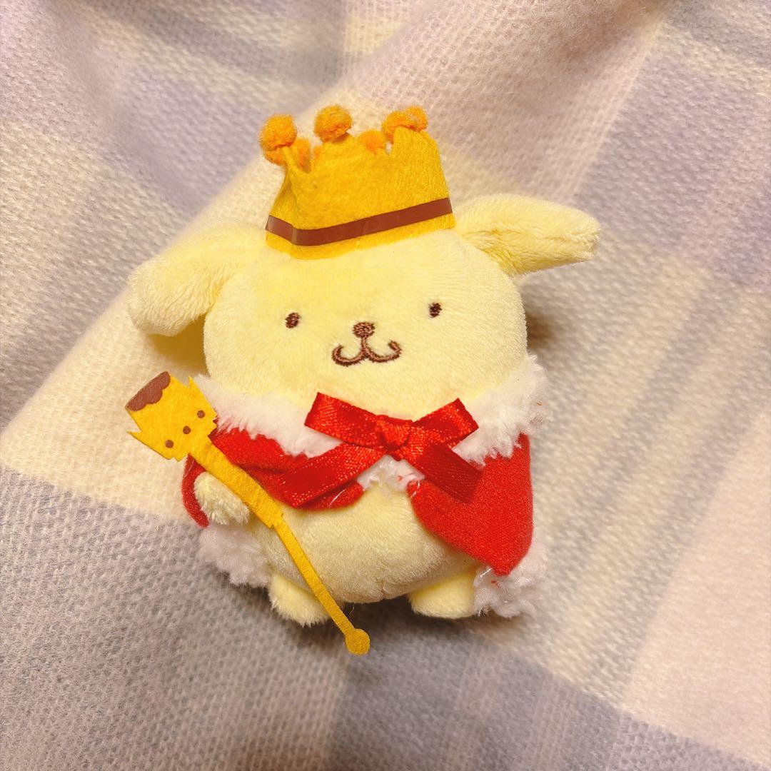 ポムポムプリン　王冠　マスコット