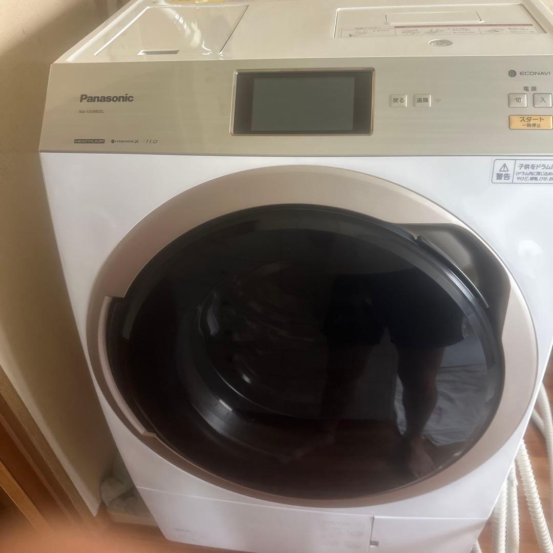 パナソニック ドラム式電気洗濯乾燥機 NA-VX9900L-W 11kg