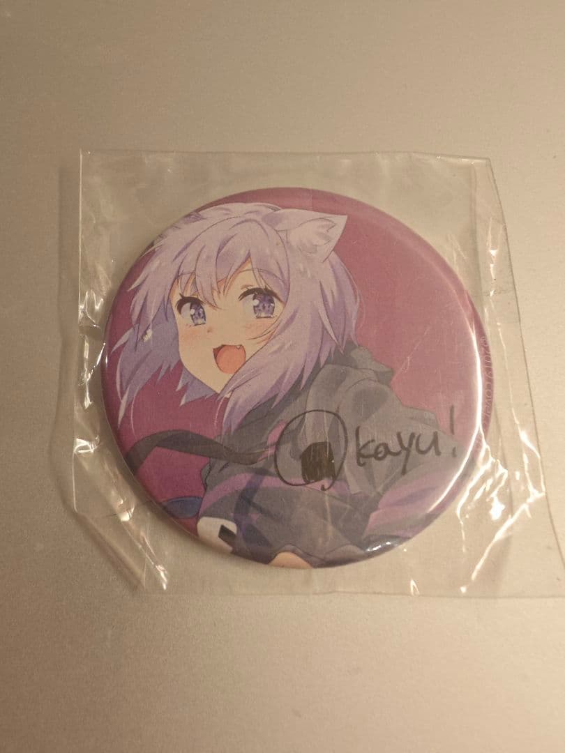 C96 ホロライブ　猫又おかゆ　当たり缶 サイン缶バッジ hololive 6th fes. 猫又おかゆ 缶バッジ CANバッジ - メルカリ