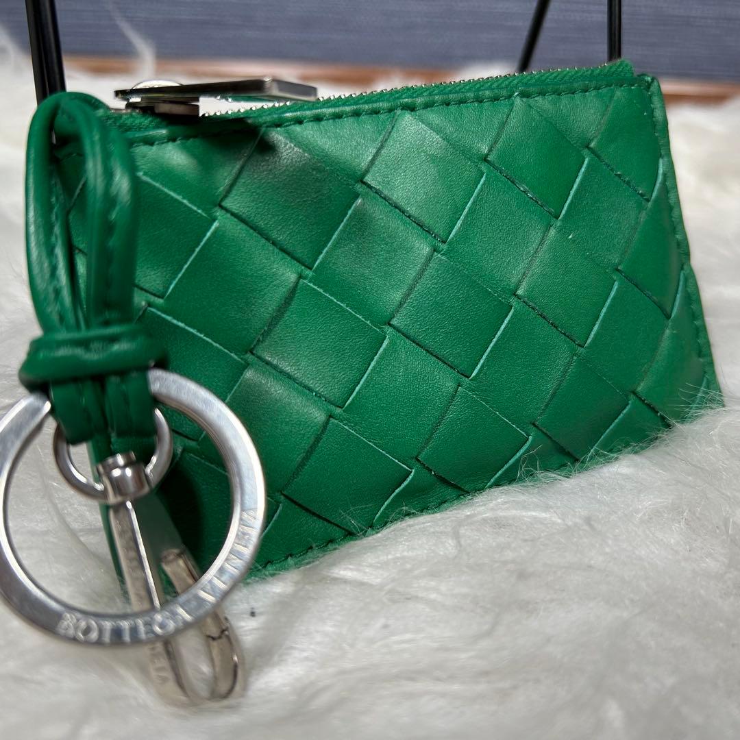 極美品!RFID搭載【ボッテガ】ケース キーリング付 イントレチャート