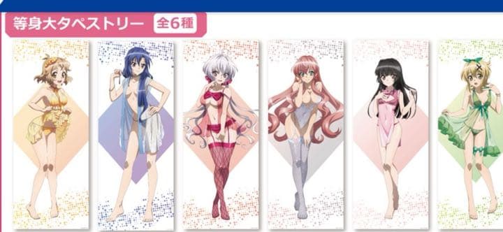 戦姫絶唱シンフォギアXV 等身大タペストリーセット　新品未開封　ナイトドレス 5月事後発売】【特典付き】TVアニメ「戦姫絶唱シンフォギアXV」描き