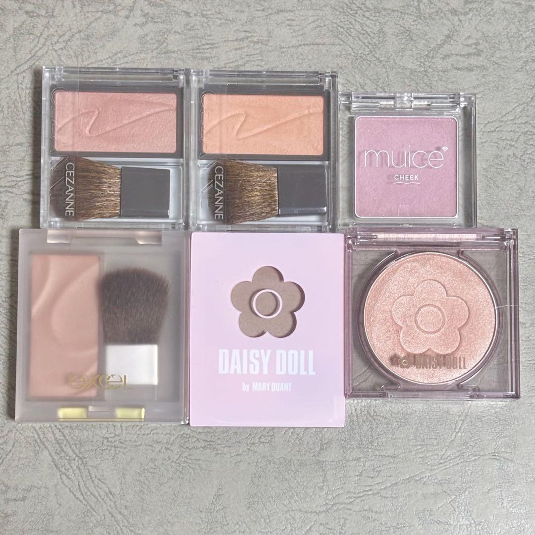 チーク6点まとめ売り - メルカリ