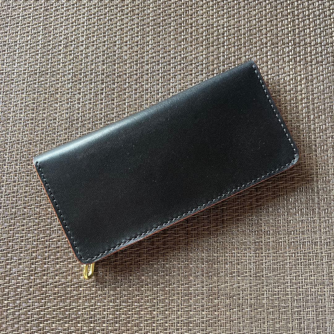 MARYAM 馬革 ロングトラッカーウォレット 茶芯 ブラス - メルカリ