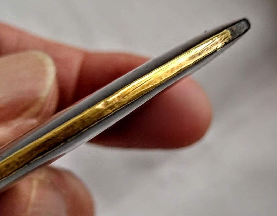 名刀に付随赤銅献上金覆輪鍔